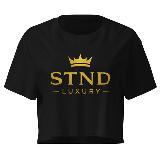 Large Print STND crop top