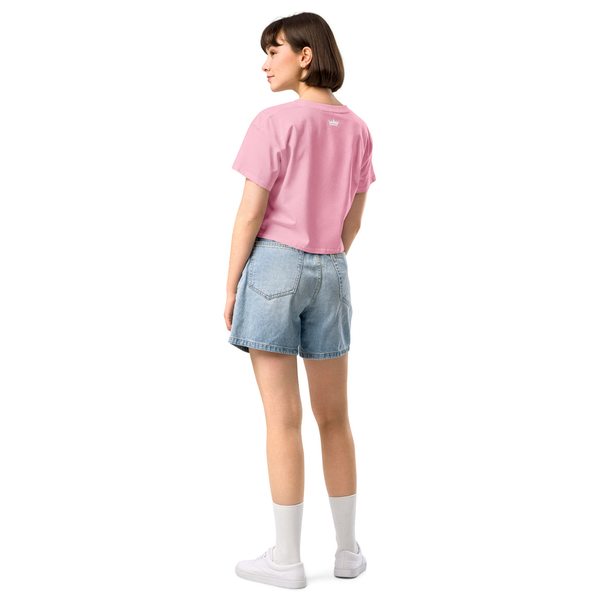 Large Print STND crop top
