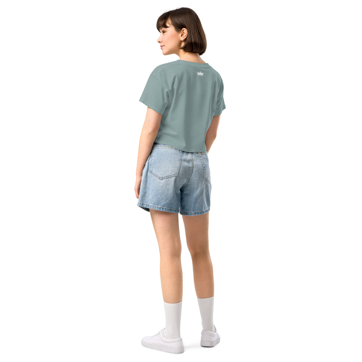 Large Print STND crop top