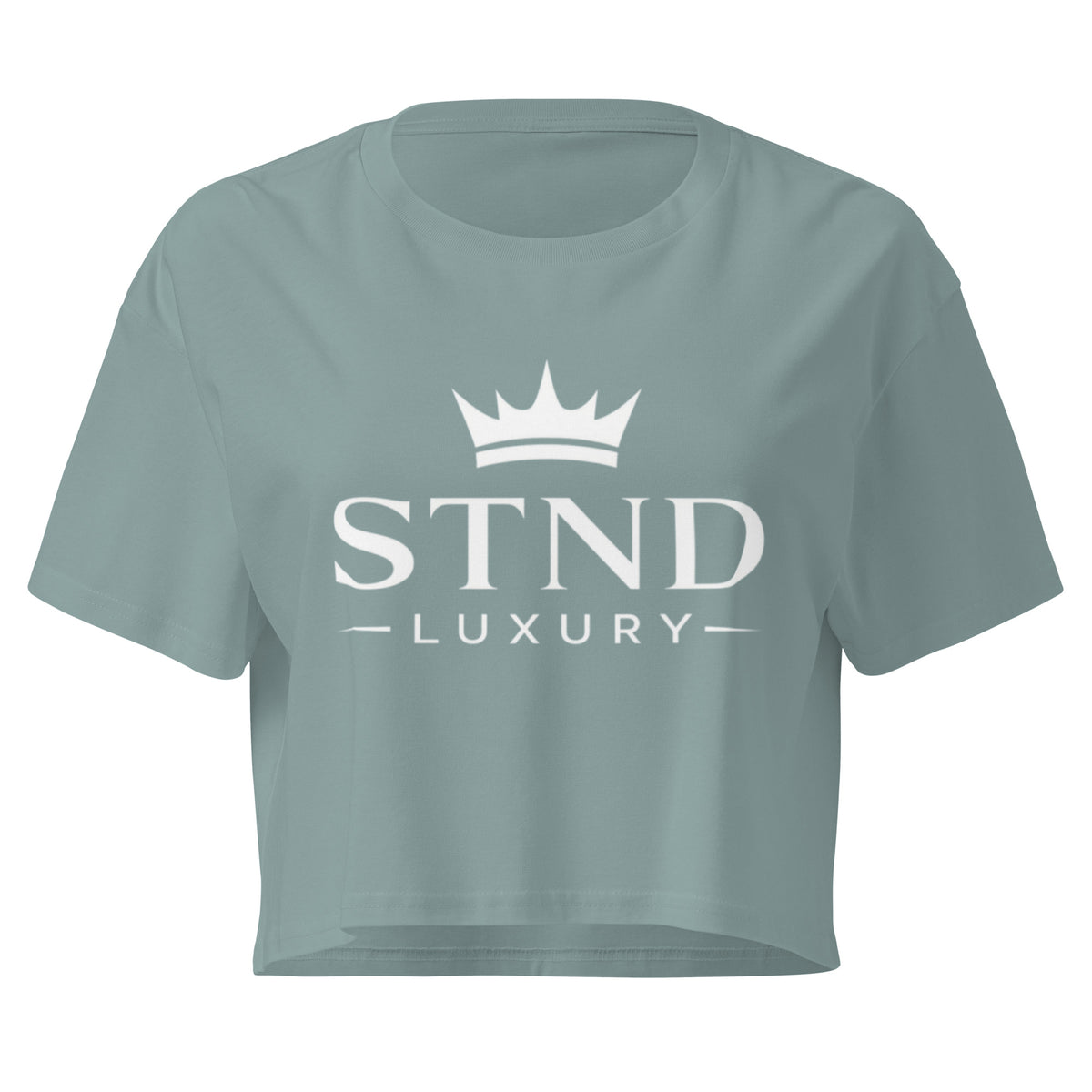 Large Print STND crop top