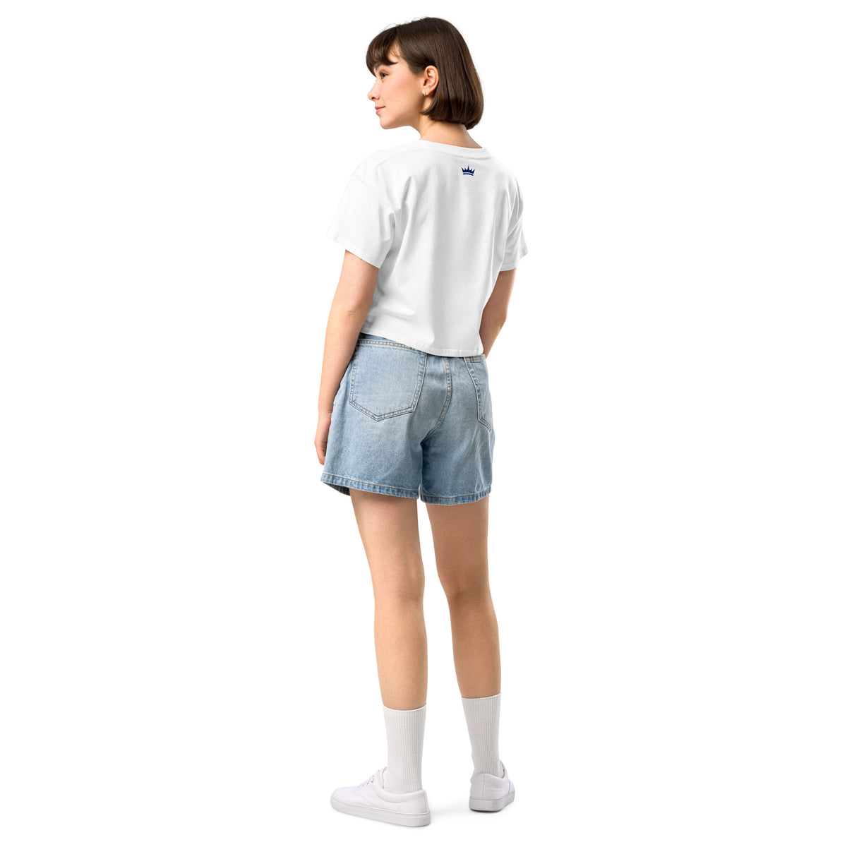 Large Print STND crop top