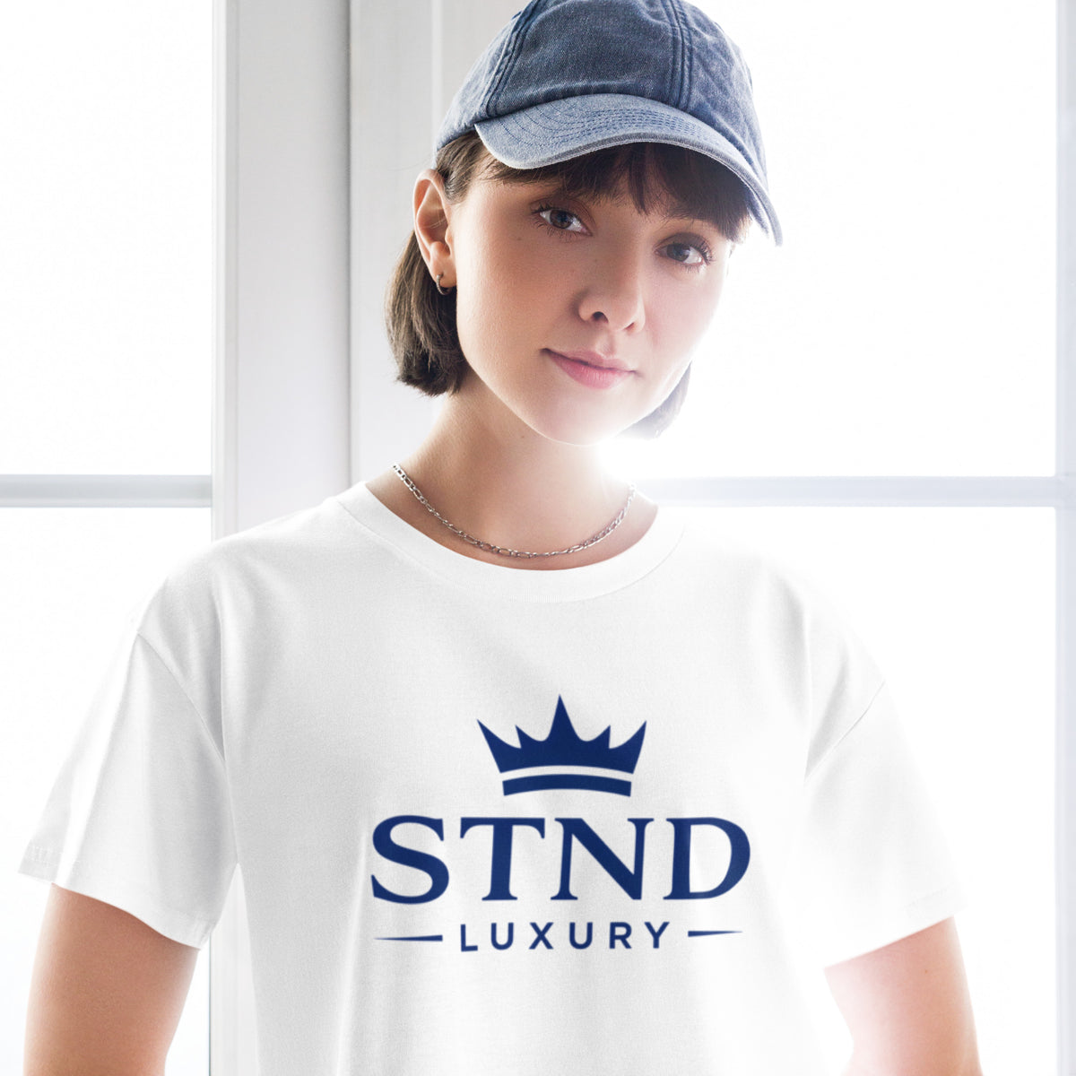 Large Print STND crop top
